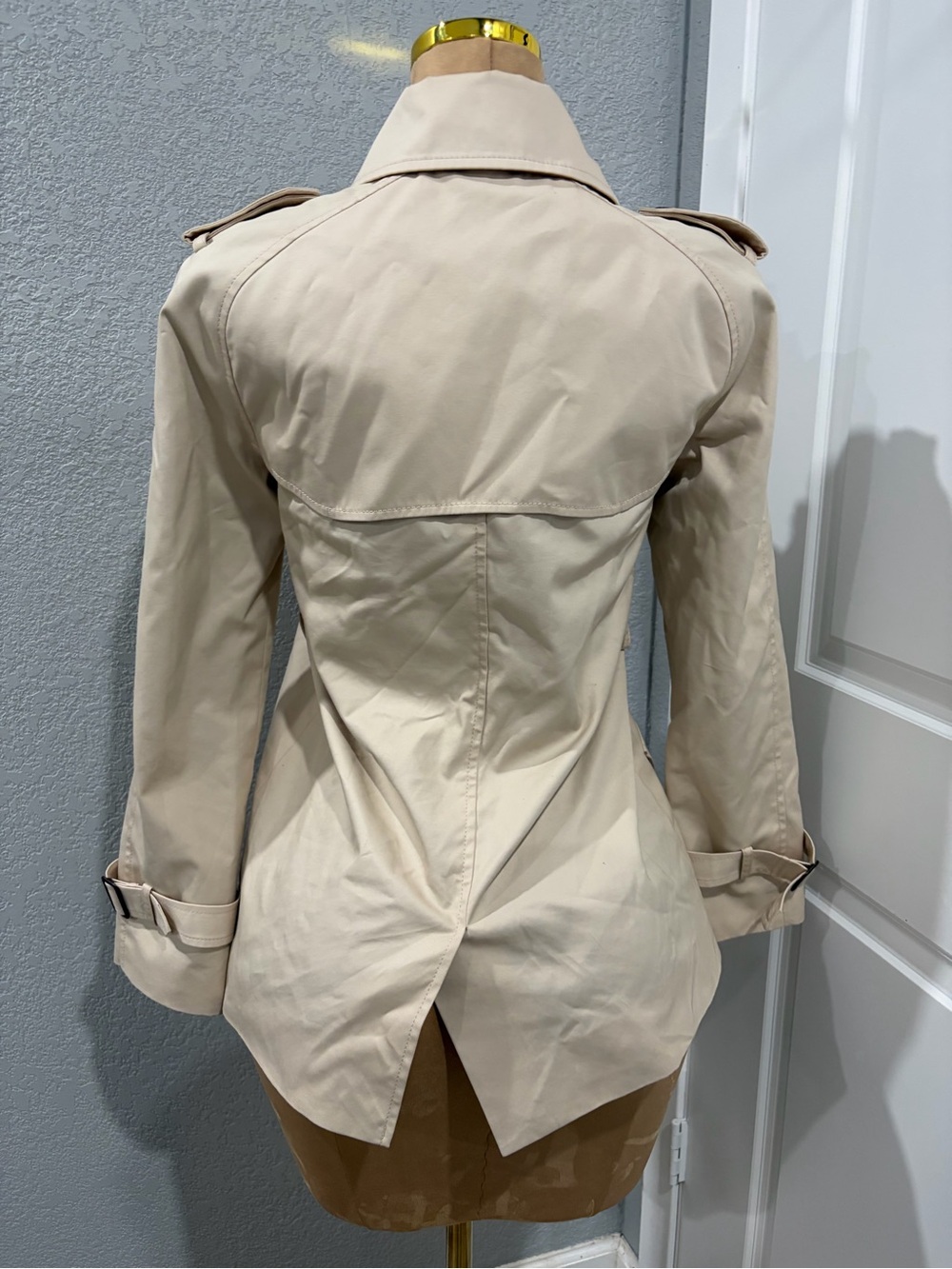 Coach Women's Light Beige Trench Coat